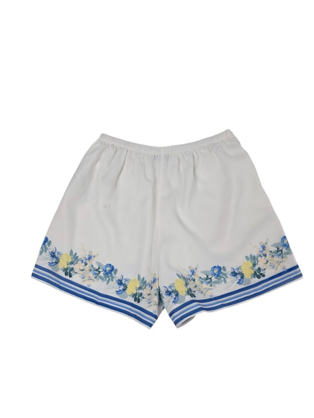 Abercrombie & Fitch Floral High Rise Pull On Shorts, Pockets, White, Size XS